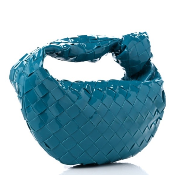 BOTTEGA VENETA Patent Nappa Intrecciato Mini Jodie - Picture 1 of 12